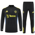 Survêtement d’entraînement demi-zip - Manchester United 2025/2026 - Noir/Bleu/Jaune