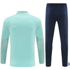 Survêtement d’entraînement demi-zip - OM 2025/2026 - Bleu/Bleu Turquoise