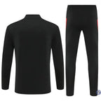 Survêtement d’entraînement demi-zip - Portugal 2025/2026 - Noir/Rouge