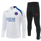 Survêtement d’entraînement demi-zip - PSG 2025/2026 - Blanc/Bleu/Noir