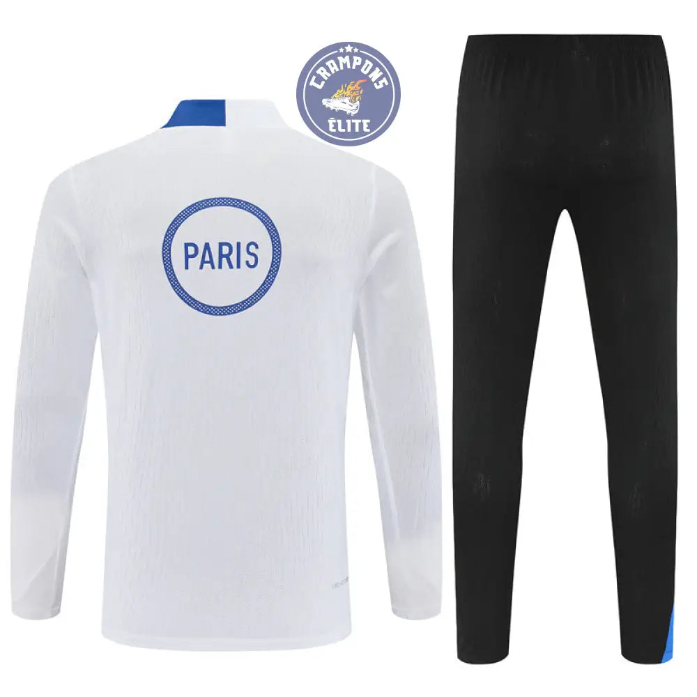 Image of Survêtement d’entraînement demi-zip - PSG 2025/2026 - Blanc/Bleu/Noir
