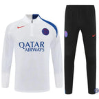 Survêtement d’entraînement demi-zip - PSG 2025/2026 - Blanc/Bleu/Noir