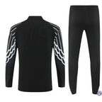 Survêtement d’entraînement demi-zip - PSG 2025/2026 - Noir/Blanc