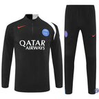 Survêtement d’entraînement demi-zip - PSG 2025/2026 - Noir/Blanc/Rouge