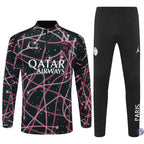Survêtement d’entraînement demi-zip - PSG 2025/2026 - Noir/Rose/Blanc