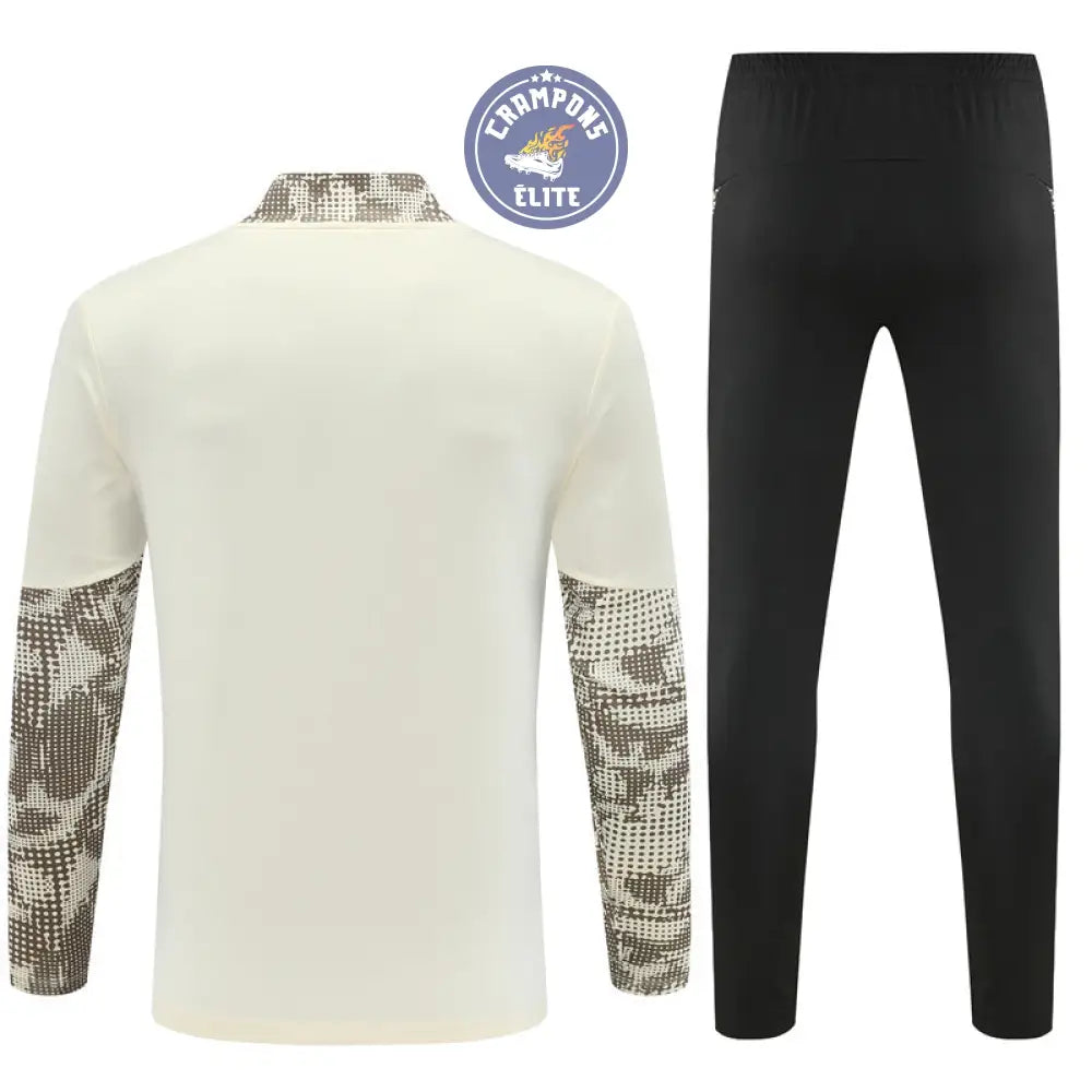 Image of Survêtement d’entraînement demi-zip - PSV 2025/2026 - Beige/Kaki/Noir/Blanc