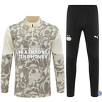 Survêtement d’entraînement demi-zip - PSV 2025/2026 - Beige/Kaki/Noir/Blanc
