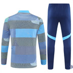 Survêtement d’entraînement demi-zip - Real Madrid 2025/2026 - Gris/Bleu/Bleu Marine