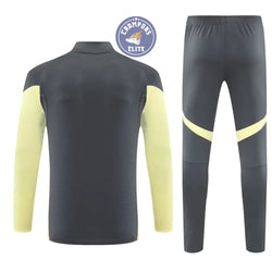Image of Survêtement d’entraînement demi-zip - Real Madrid 2025/2026 - Gris/Jaune Clair