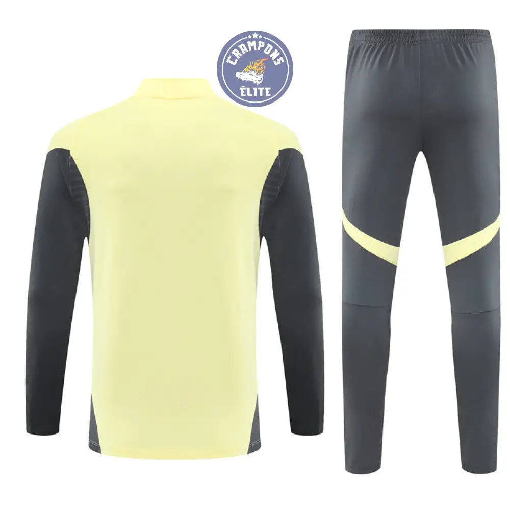 Image of Survêtement d’entraînement demi-zip - Real Madrid 2025/2026 - Jaune Clair/Gris