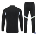 Survêtement d’entraînement demi-zip - Real Madrid 2025/2026 - Noir/Gris/Jaune/Blanc