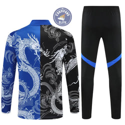Image of Survêtement d’entraînement demi-zip - Real Madrid 2025/2026 - Version Dragon Bleu/Noir