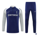 Survêtement d’entraînement demi-zip - Tottenham 2025/2026 - Bleu/Gris/Blanc
