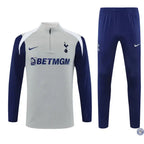 Survêtement d’entraînement demi-zip - Tottenham 2025/2026 - Gris/Bleu/Blanc