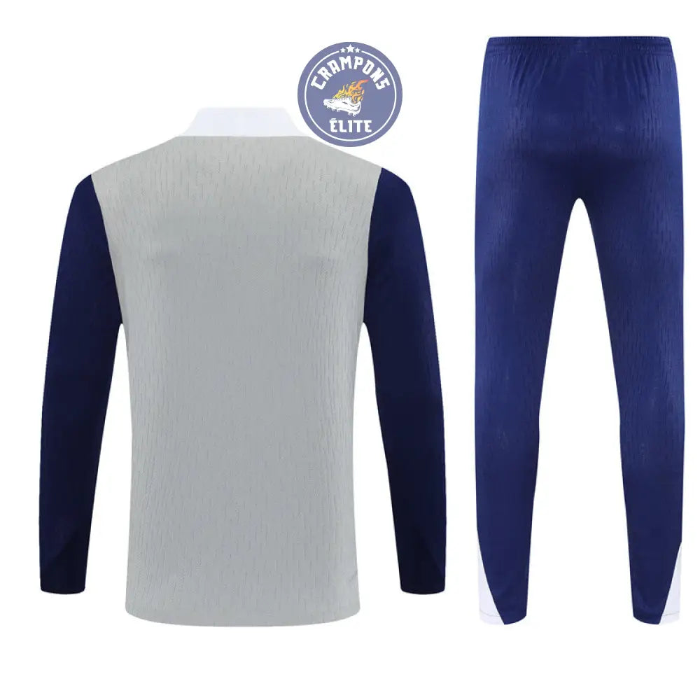 Image of Survêtement d’entraînement demi-zip - Tottenham 2025/2026 - Gris/Bleu/Blanc