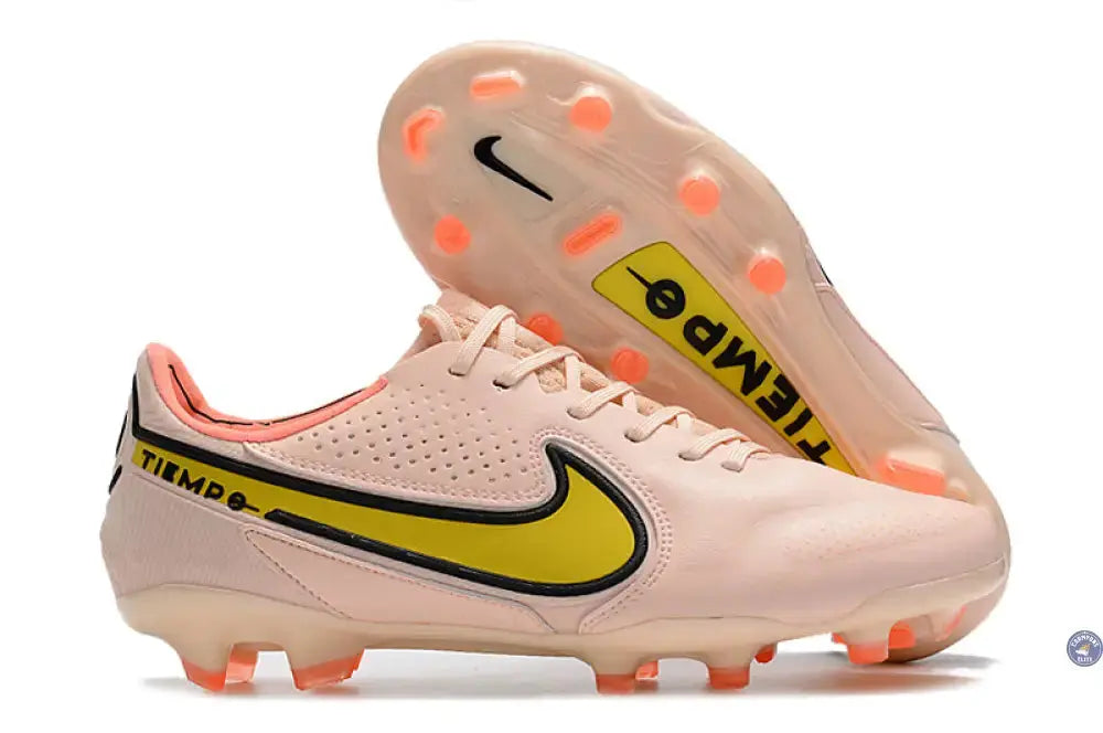 Image of Tiempo 9 Elite FG Beige/OR