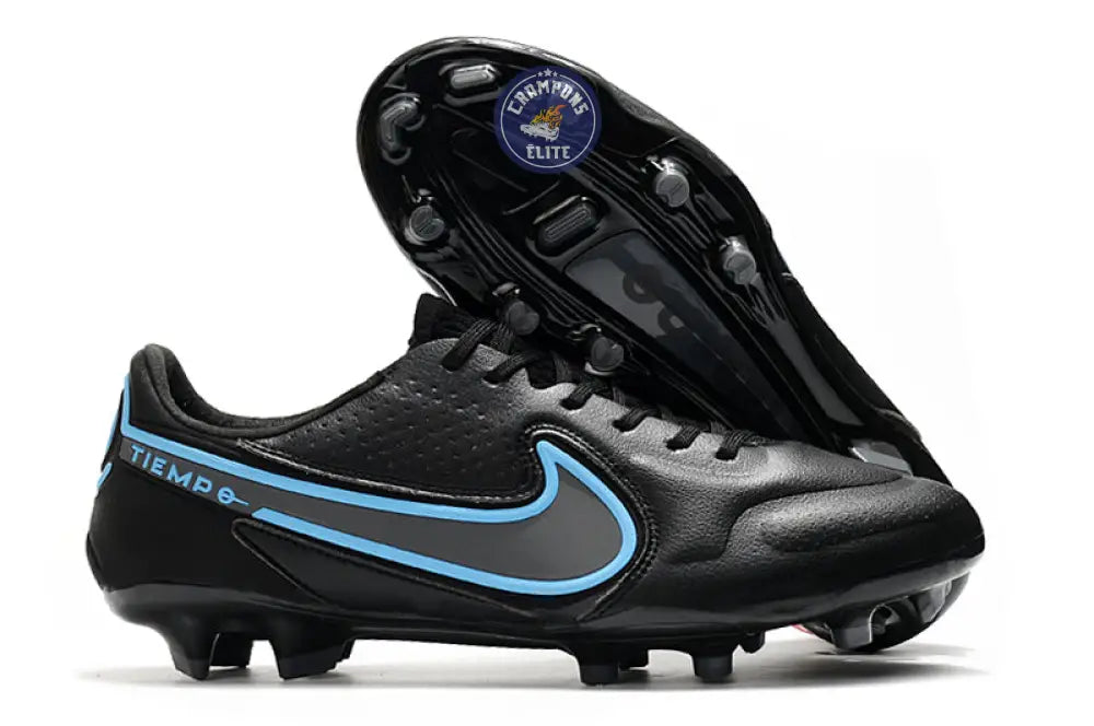 Image of Tiempo 9 Elite FG Noir/Bleu
