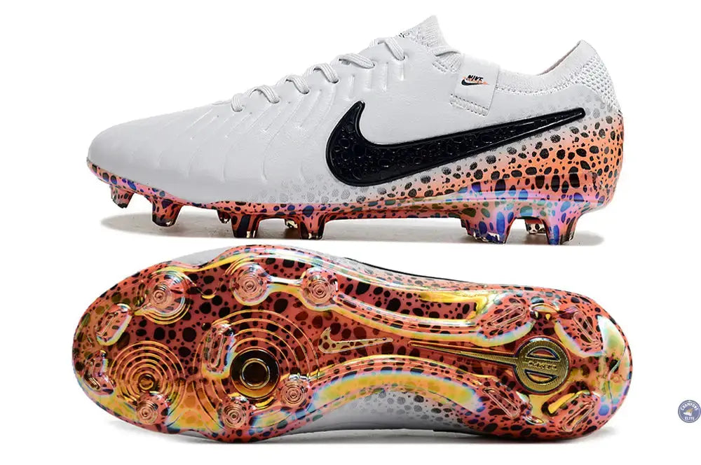 Image of Tiempo Legend 10 Elite FG Electric Pack Gris/Orange/Léopard