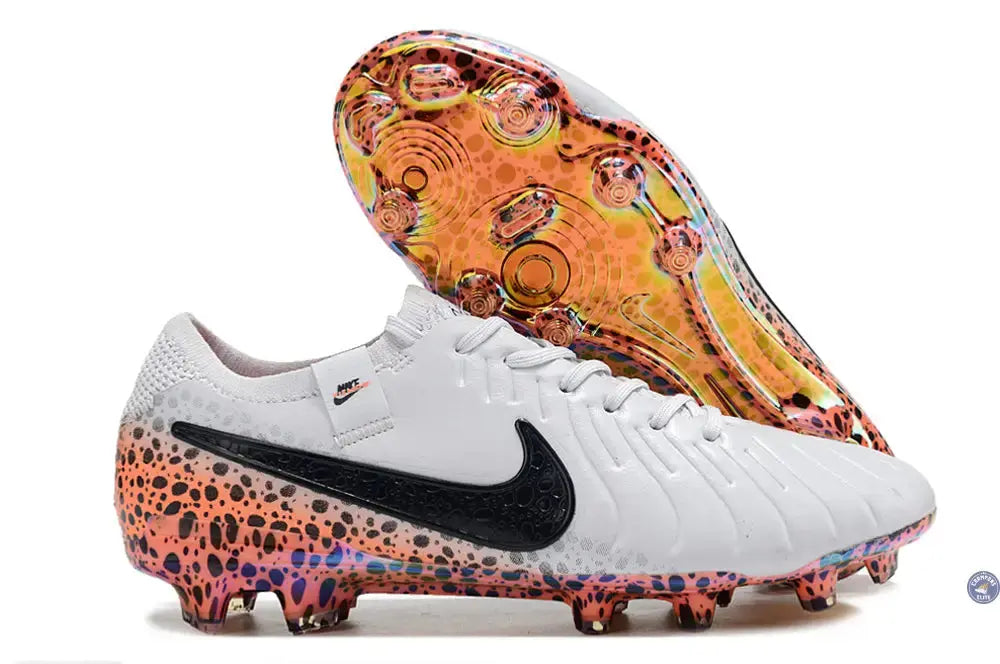 Tiempo Legend 10 Elite FG Electric Pack Gris/Orange/Léopard