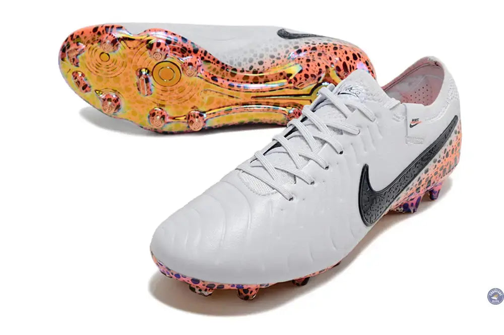 Image of Tiempo Legend 10 Elite FG Electric Pack Gris/Orange/Léopard
