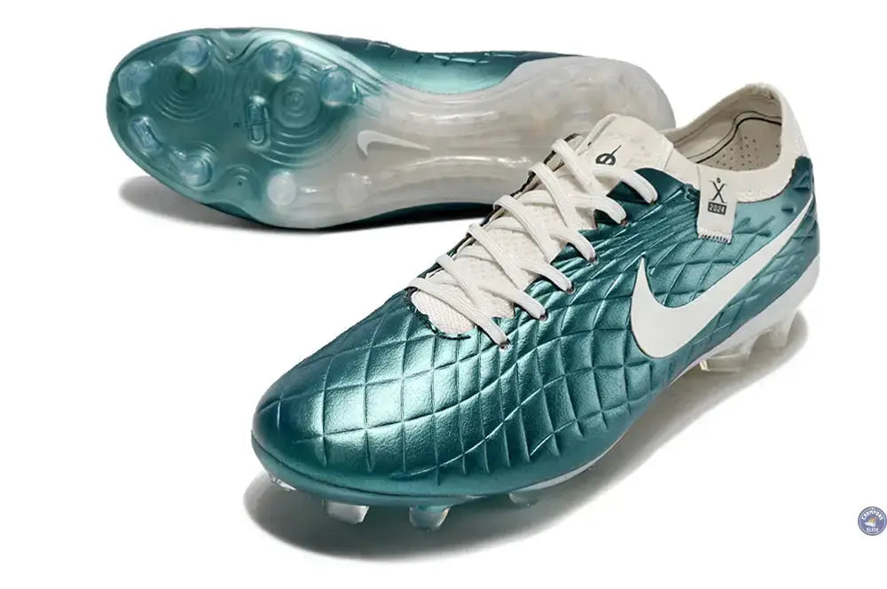 Image of Tiempo Legend 10 Elite FG Emerald - Turquoise/Blanc Cassé