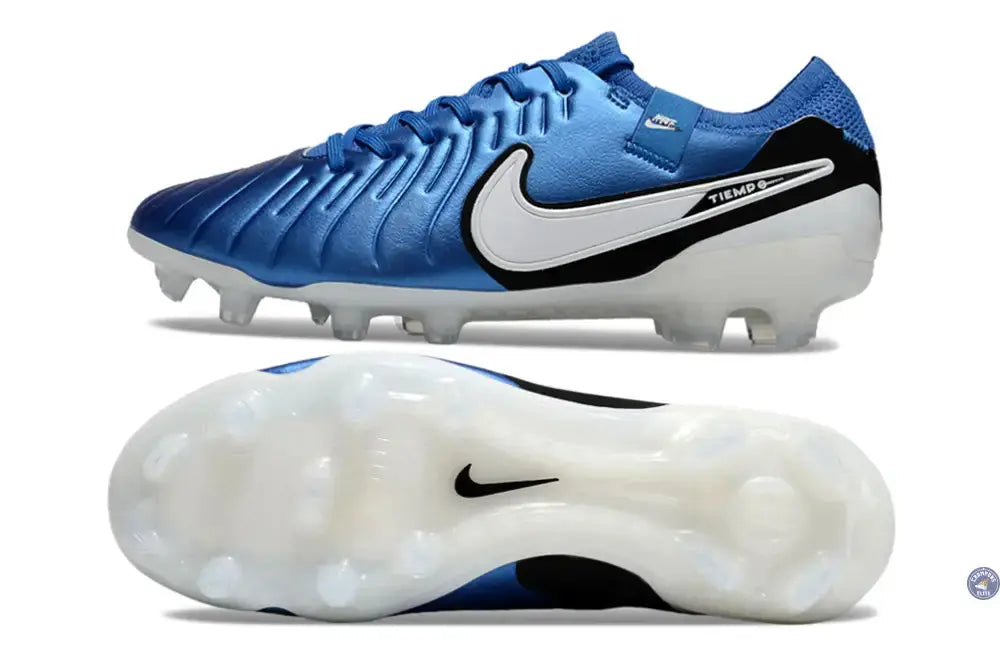 Image of Tiempo Legend 10 Elite FG Mad Ambition - Bleu/Blanc