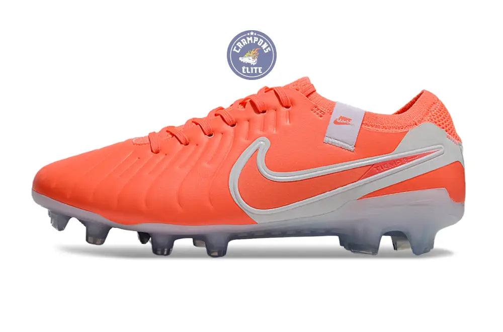 Image of Tiempo Legend 10 Elite FG Mad Energy - Hot Lava/Blanc