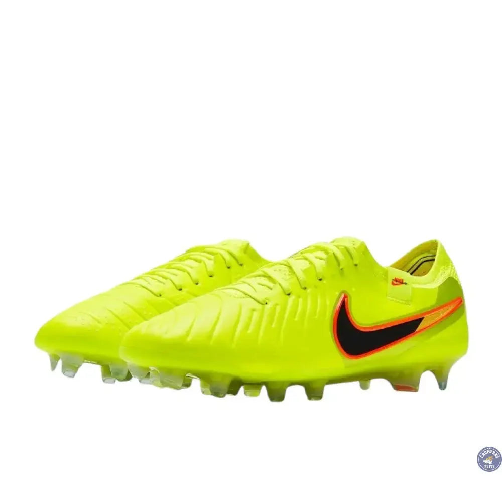 Image of NIKE TIEMPO LEGEND 10 ELITE FG MAX VOLTAGE - NEON/JAUNE