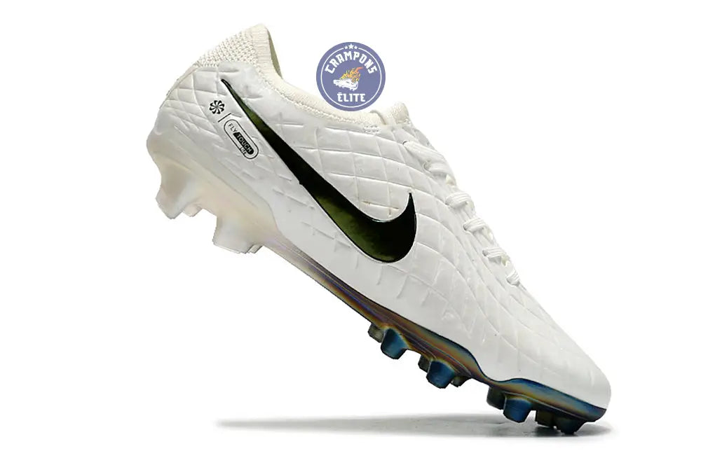 Image of Tiempo Legend 10 Elite FG Pearl - Blanc Cassé/Turquoise