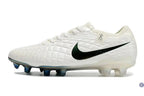 Tiempo Legend 10 Elite FG Pearl - Blanc Cassé/Turquoise
