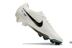Tiempo Legend 10 Elite FG Pearl - Blanc Cassé/Turquoise