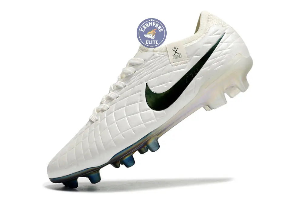 Image of Tiempo Legend 10 Elite FG Pearl - Blanc Cassé/Turquoise