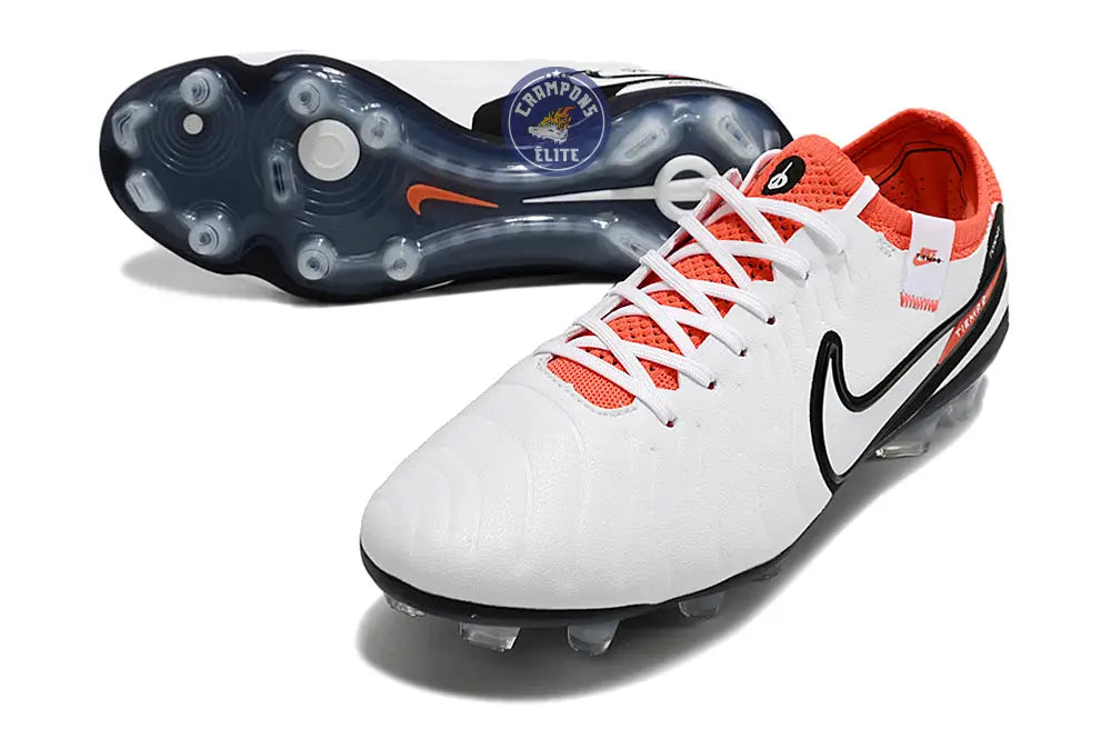 Image of Tiempo Legend 10 Elite FG Ready - Blanc/Noir/Rouge