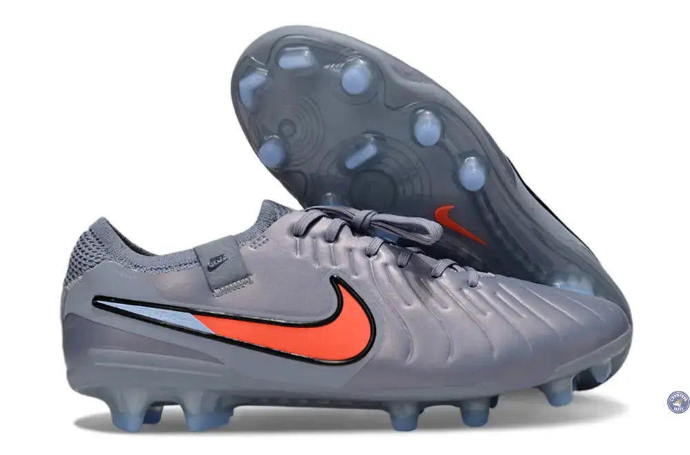 Tiempo Legend 10 Elite FG Scary Good - Gris/Orange/Noir