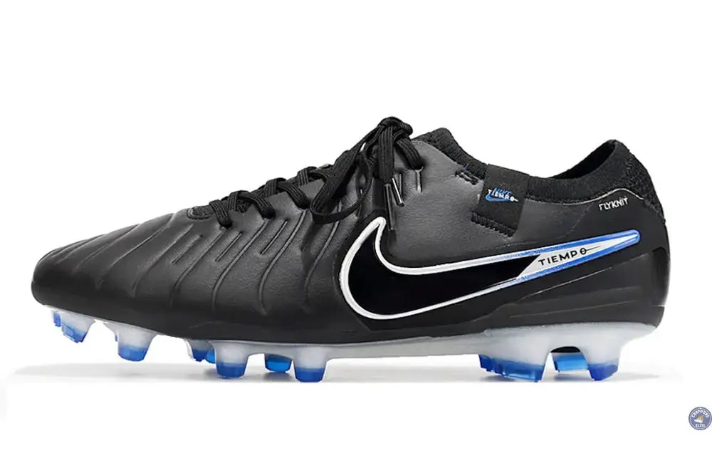 Tiempo Legend 10 Elite FG Shadow - Noir/Chrome/Bleu
