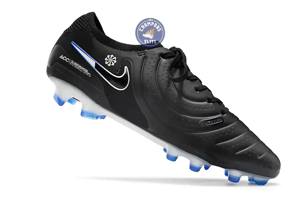 Image of Tiempo Legend 10 Elite FG Shadow - Noir/Chrome/Bleu