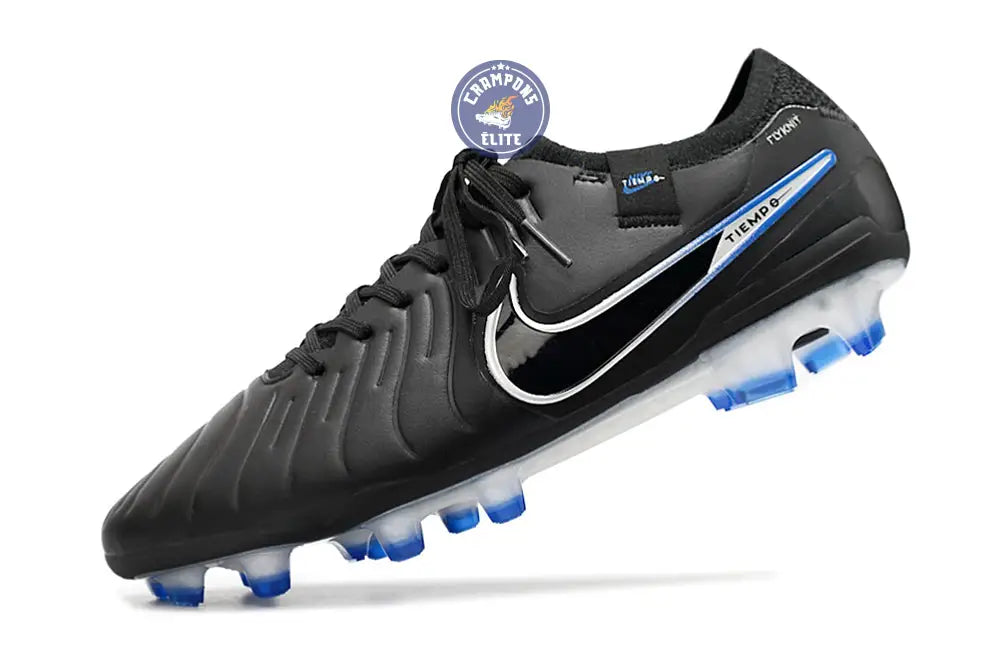 Image of Tiempo Legend 10 Elite FG Shadow - Noir/Chrome/Bleu