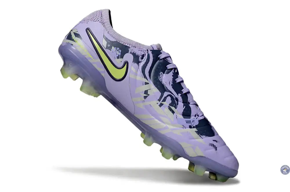TIEMPO LEGEND 10 ELITE FG UNITED - PURPLE AGATE/JAUNE FLUO