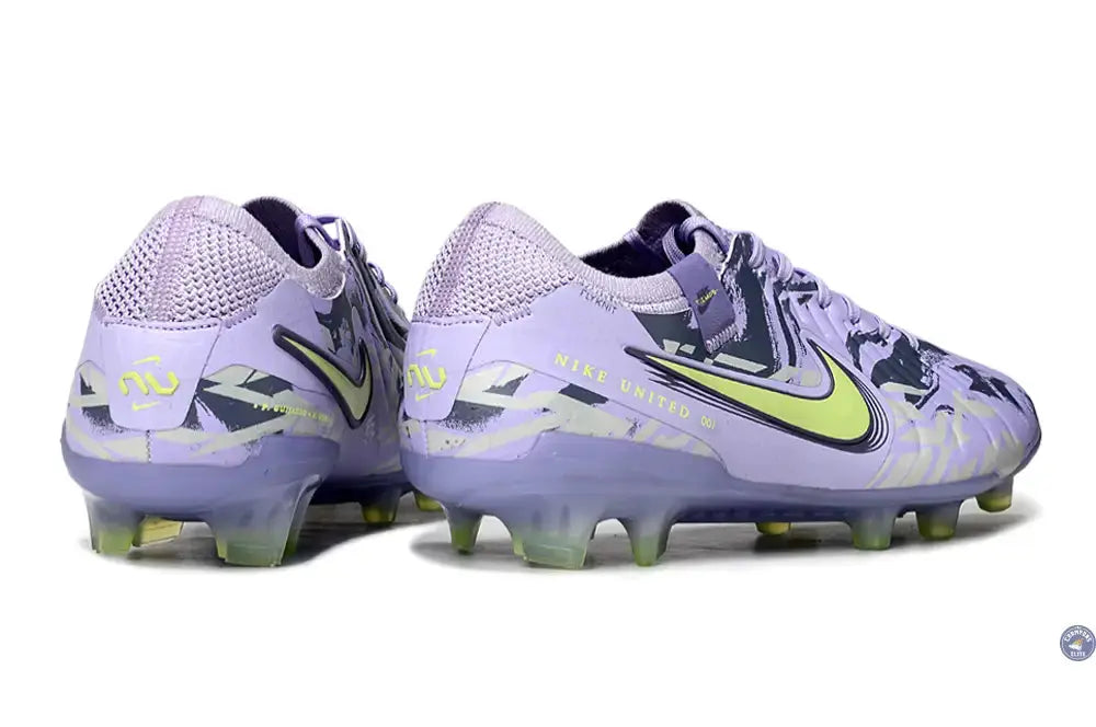 TIEMPO LEGEND 10 ELITE FG UNITED - PURPLE AGATE/JAUNE FLUO