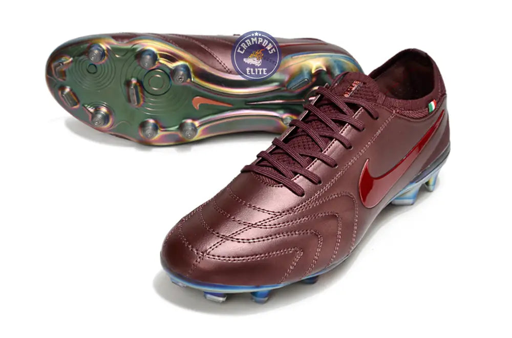 Image of Tiempo Legend 10 Elite Luxe FG Montebelluna Leather Port Wine - Bordeaux/Rouge