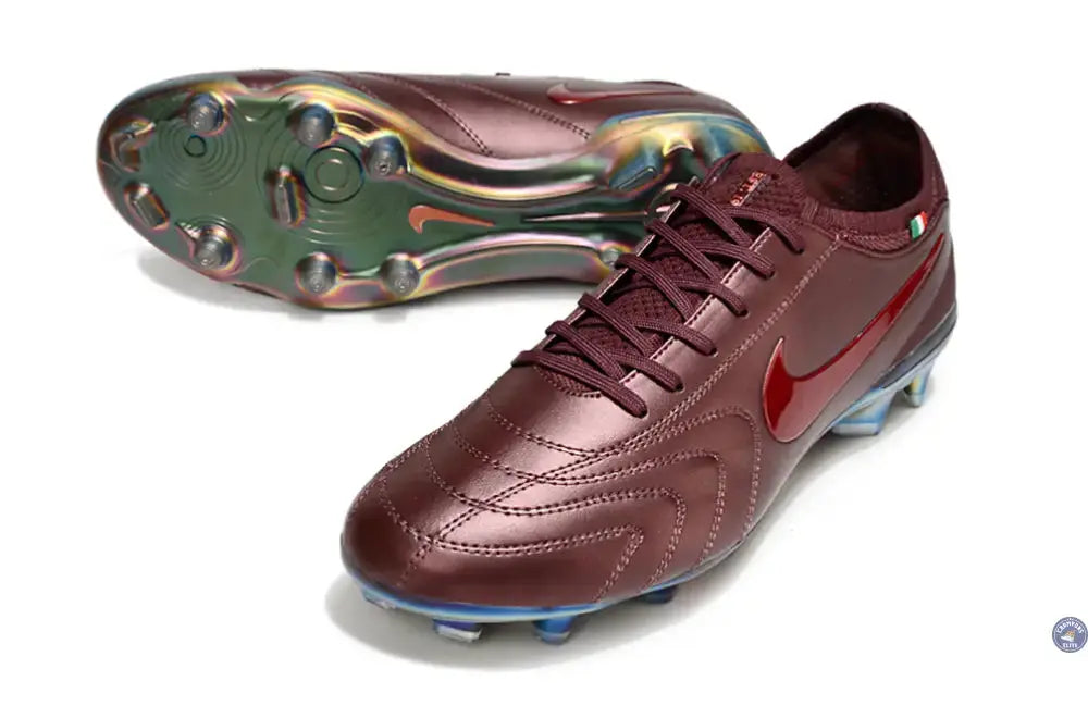 Image of Tiempo Legend 10 Elite Luxe FG Montebelluna Leather Port Wine - Bordeaux/Rouge
