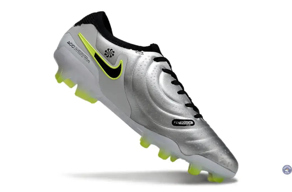 Image of Tiempo Legend 10 Pro FG Mad Voltage - Argenté/Noir/Jaune Fluo