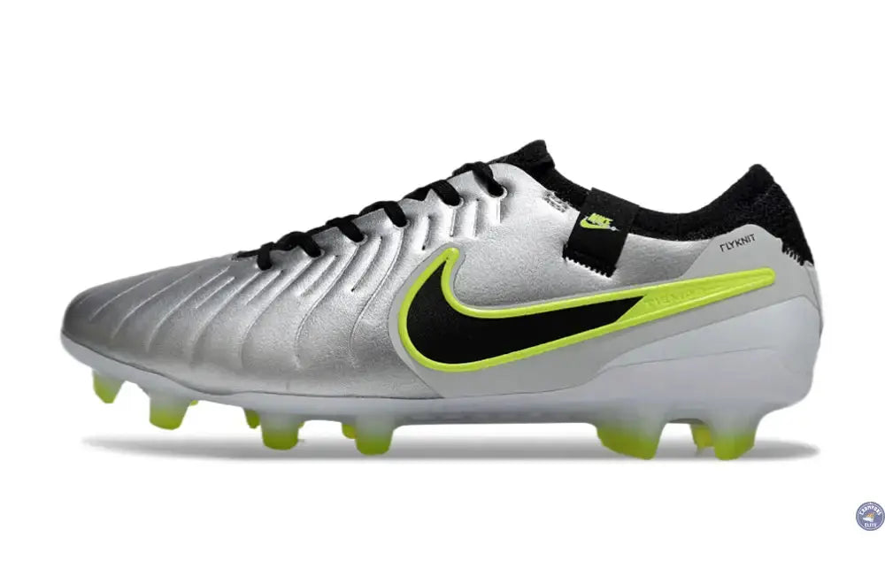 Image of Tiempo Legend 10 Pro FG Mad Voltage - Argenté/Noir/Jaune Fluo