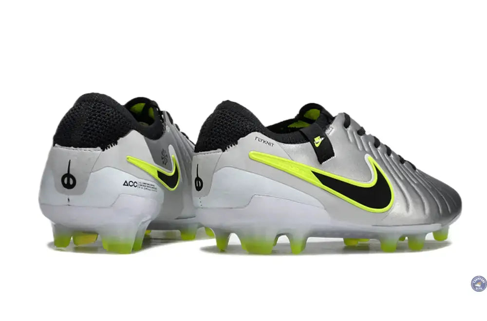 Image of Tiempo Legend 10 Pro FG Mad Voltage - Argenté/Noir/Jaune Fluo