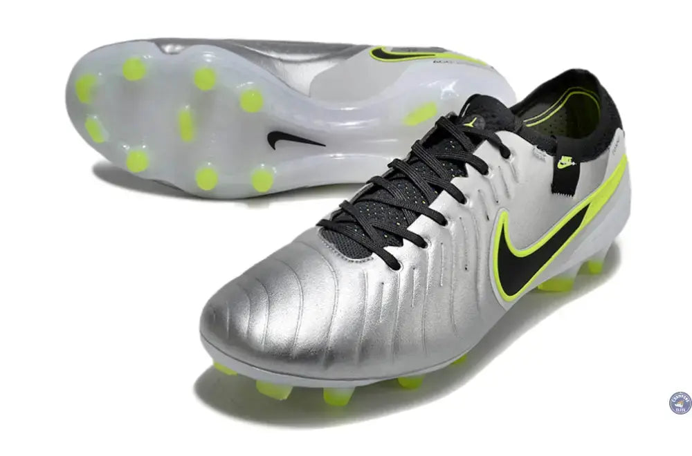 Image of Tiempo Legend 10 Pro FG Mad Voltage - Argenté/Noir/Jaune Fluo