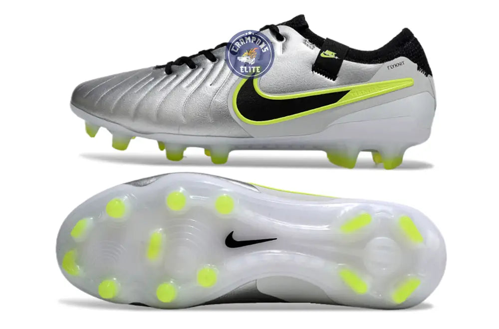 Image of Tiempo Legend 10 Pro FG Mad Voltage - Argenté/Noir/Jaune Fluo