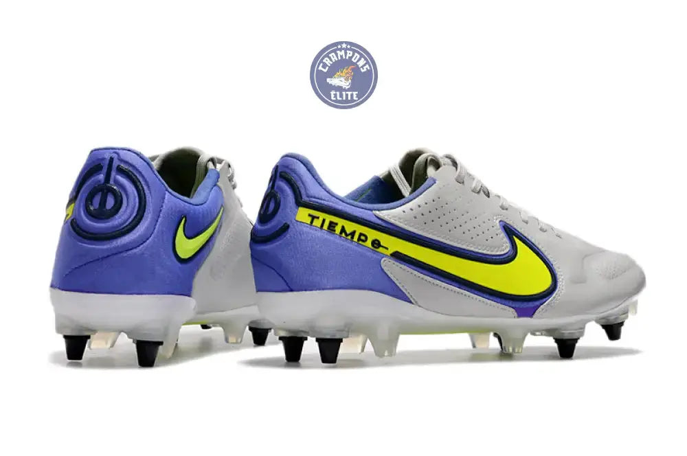 Tiempo Legend 9 Elite SG-PRO Recharge -Gris/Jaune Fluo/Bleu
