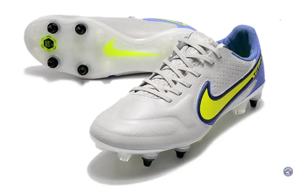 Image of Tiempo Legend 9 Elite SG-PRO Recharge -Gris/Jaune Fluo/Bleu