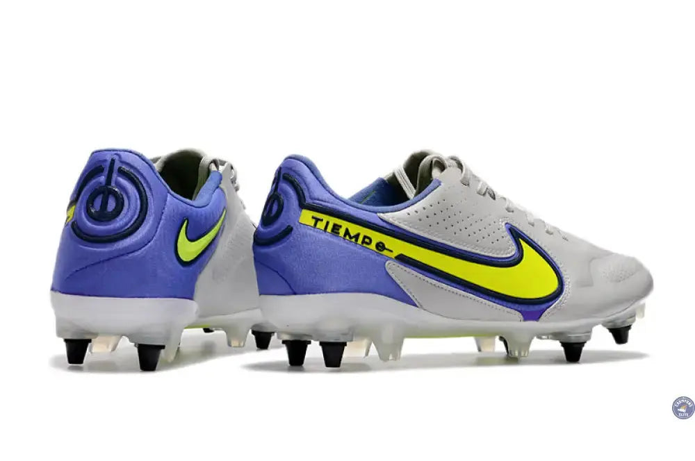 Tiempo Legend 9 Elite SG-PRO Recharge -Gris/Jaune Fluo/Bleu