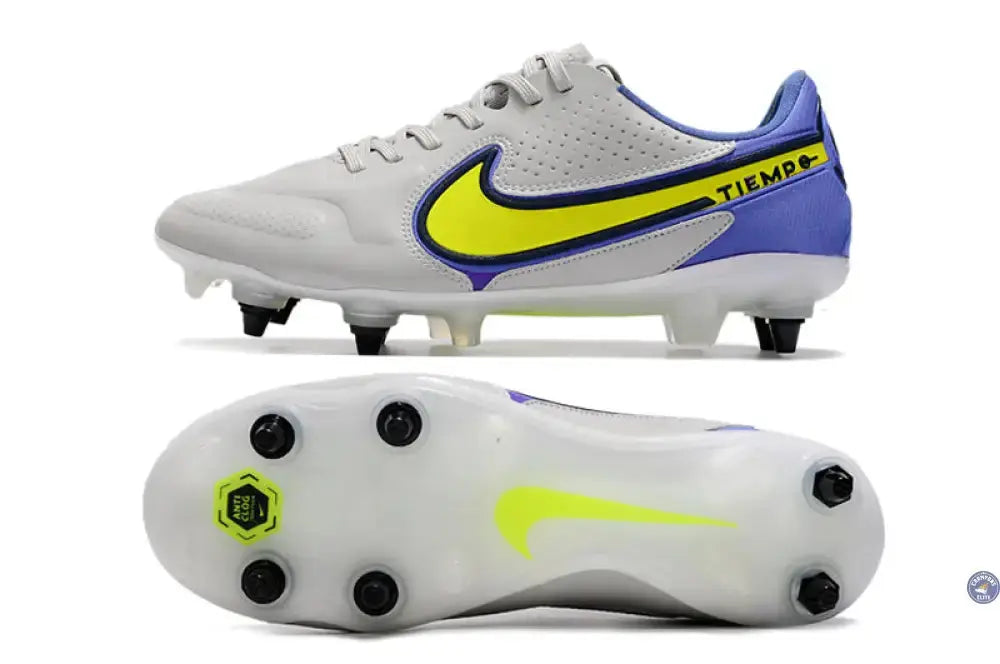 Image of Tiempo Legend 9 Elite SG-PRO Recharge -Gris/Jaune Fluo/Bleu